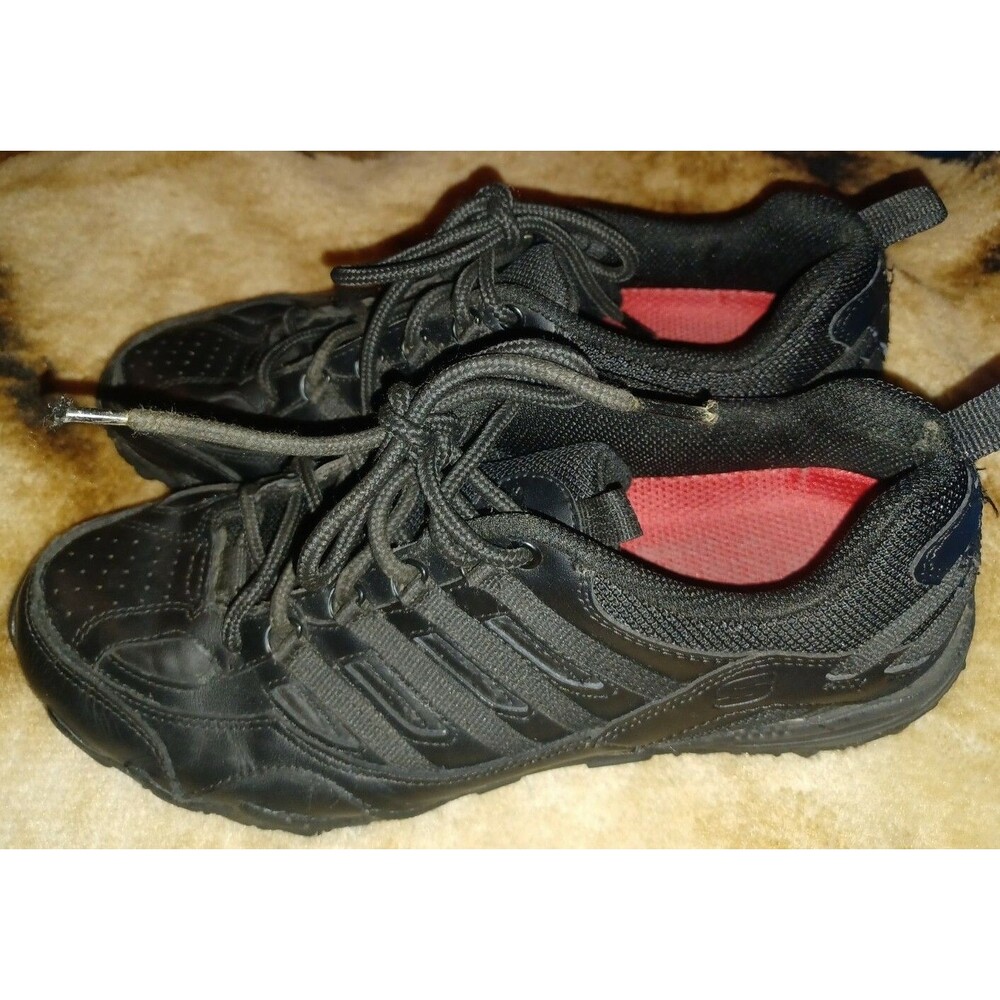 Skechers for Work Women 76492 Compulsions Chant Lace-Up Work Shoe Black Size 8